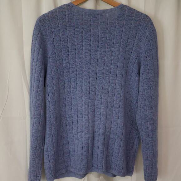 Northern Isles Lite Blue Cardigan Sweater XL, Pearl buttons, Excellent condition - Picture 9 of 16